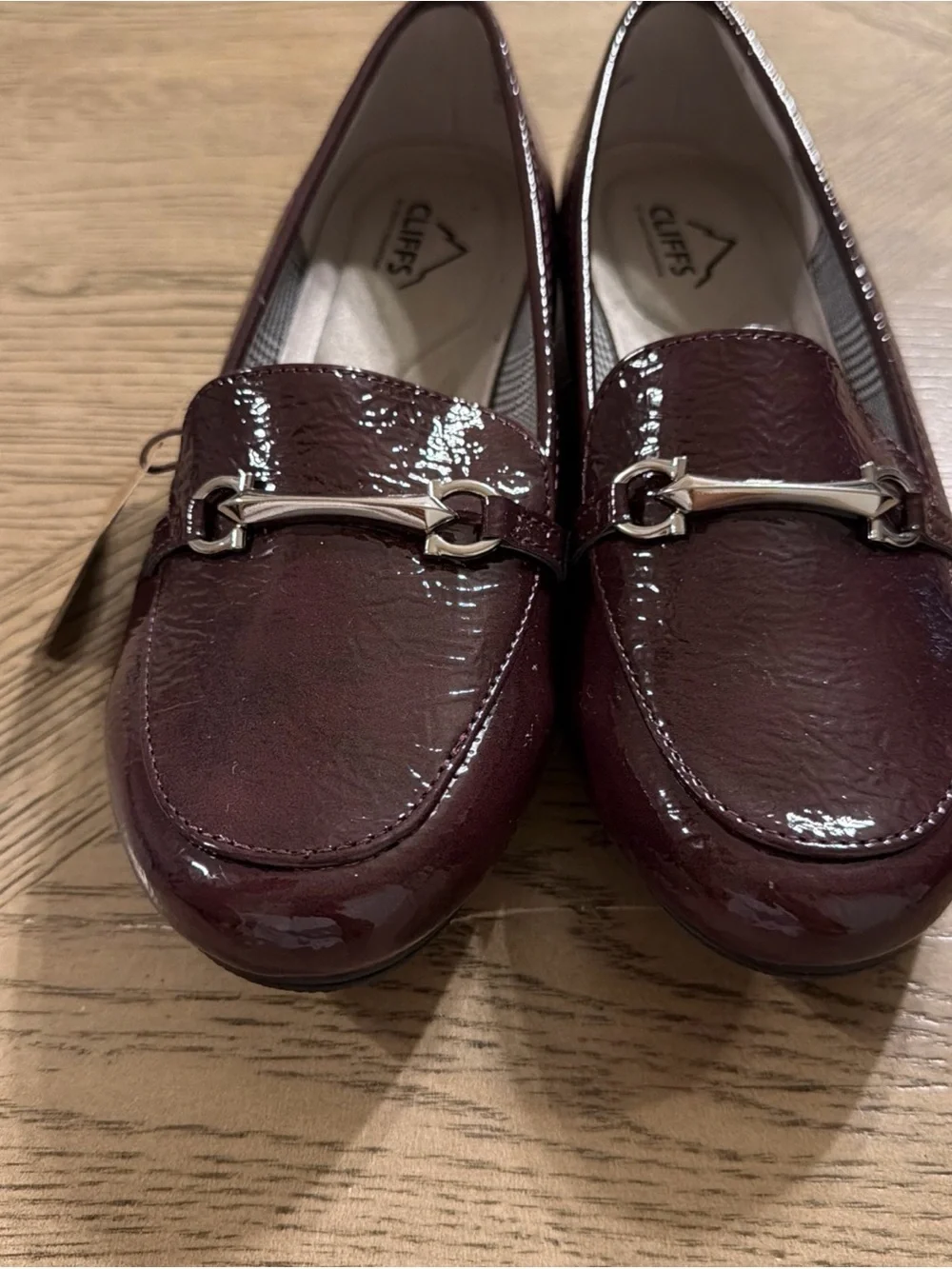 Cliffs By White Mountain Shoes Womens Size 7W Glowing Loafer Slip On Flats